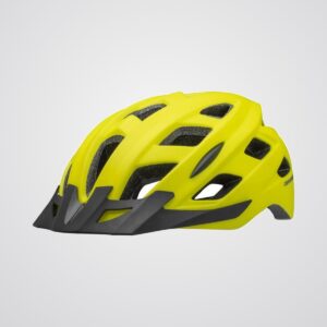 Casco Cannondale Quick amarillo para ciclismo en el Camino de Santiago