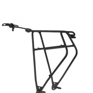 Portaequipajes Ortlieb Quick-Rack XL montado en bicicleta