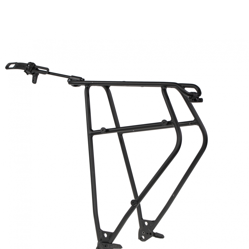 Portaequipajes Ortlieb Quick-Rack XL montado en bicicleta